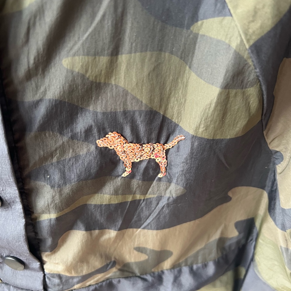 Victoria’s Secret Pink Camo Bling Anorak - Picture 3 of 5
